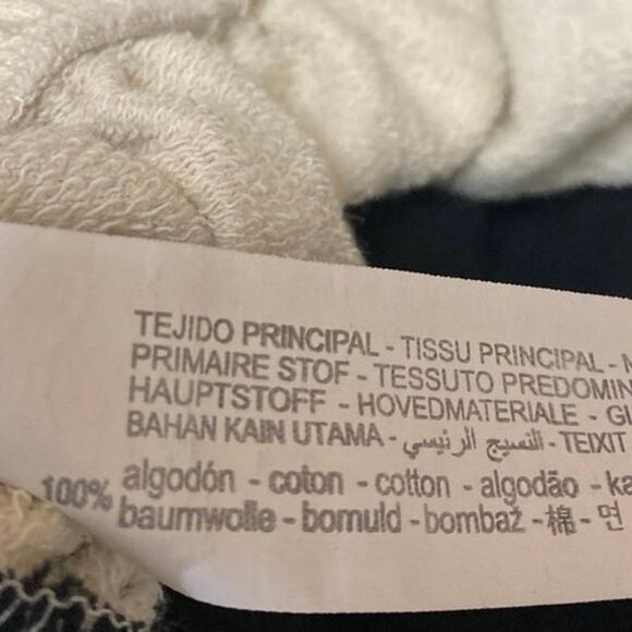 Zara Women's Black White Colorblock Hoodie Hooded Cropped Sweatshirt Top Size S - Picture 4 of 4